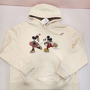 NWT Disney X Coach WOMEN'S Ice Skate Motif Hoodie CL692 S Small